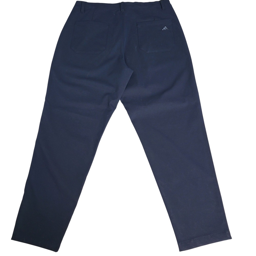 Adidas GoTo Prog Golf Pants Men Collegiate Navy Polyester Size 34x32 IM8413 NWT
